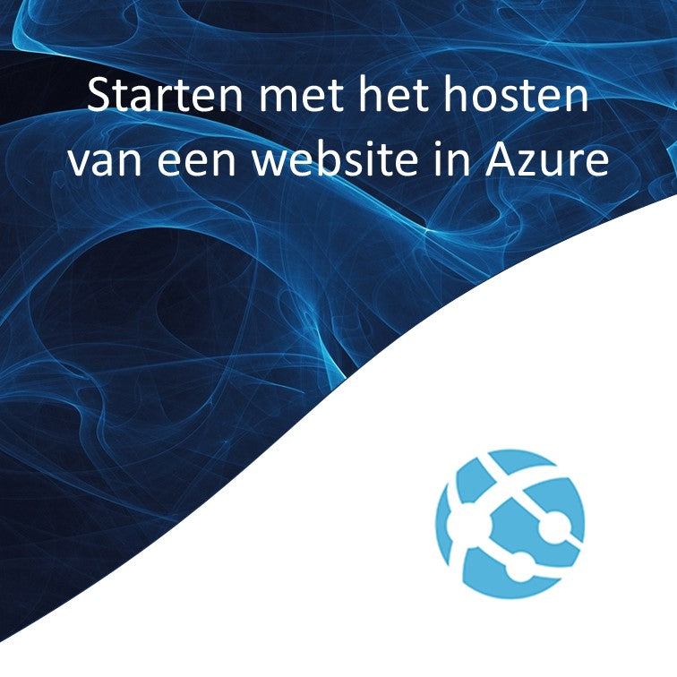 Starten met een web applicatie in Azure